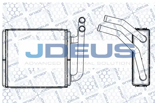 топлообменник, отопление на вътрешното пространство JDEUS M-254014A