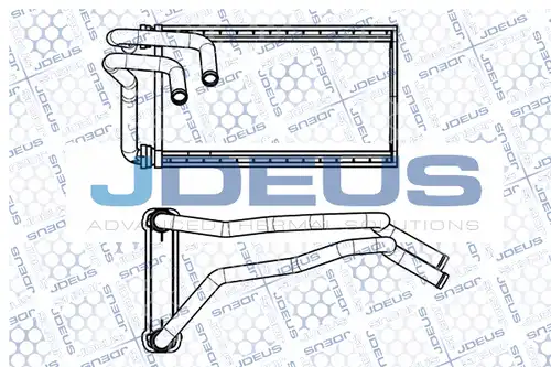 топлообменник, отопление на вътрешното пространство JDEUS M-2570070