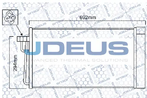 кондензатор, климатизация JDEUS M-7050230