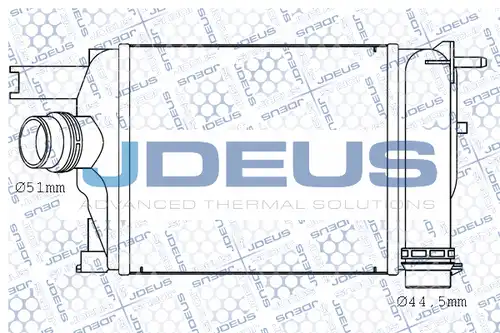 интеркулер (охладител за въздуха на турбината) JDEUS M-823113A