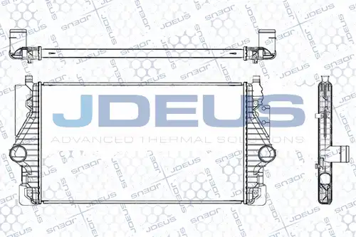 интеркулер (охладител за въздуха на турбината) JDEUS M-830025A