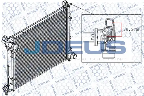 воден радиатор JDEUS RA0111230