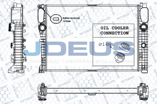 воден радиатор JDEUS RA0170970