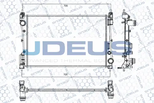 воден радиатор JDEUS RA0200931