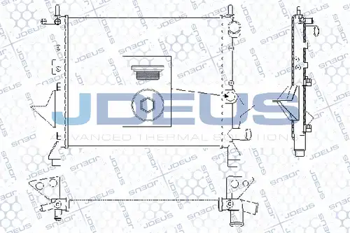 воден радиатор JDEUS RA0230500