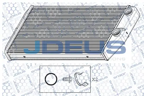 топлообменник, отопление на вътрешното пространство JDEUS RA2000170