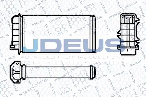 топлообменник, отопление на вътрешното пространство JDEUS RA2110420