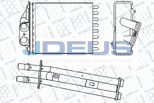 топлообменник, отопление на вътрешното пространство JDEUS RA2111230