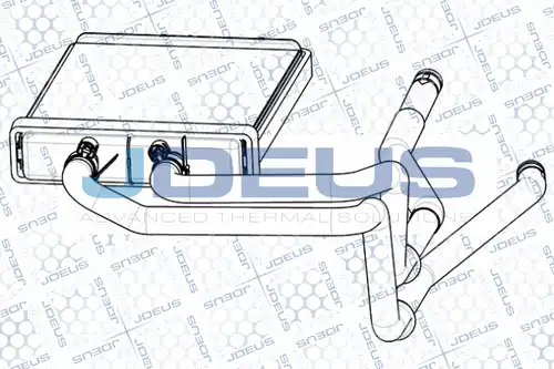 топлообменник, отопление на вътрешното пространство JDEUS RA2140070