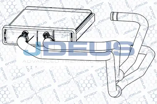 топлообменник, отопление на вътрешното пространство JDEUS RA2140080