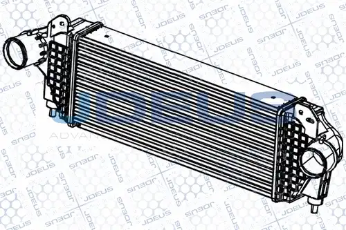 интеркулер (охладител за въздуха на турбината) JDEUS RA8000130