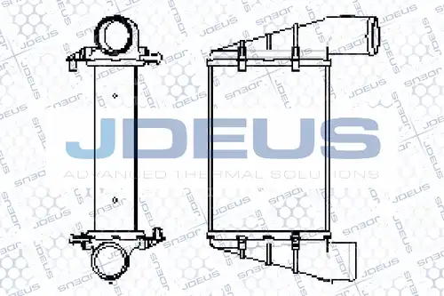 интеркулер (охладител за въздуха на турбината) JDEUS RA8010150
