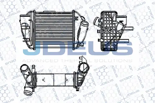интеркулер (охладител за въздуха на турбината) JDEUS RA8010211