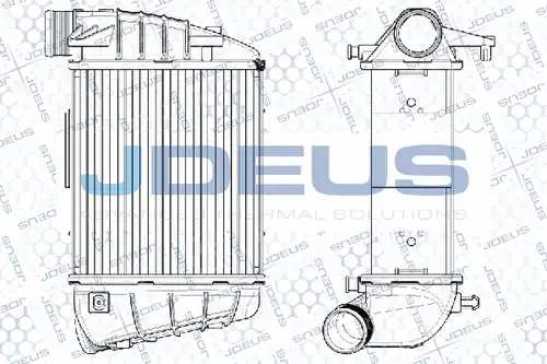 интеркулер (охладител за въздуха на турбината) JDEUS RA8010371