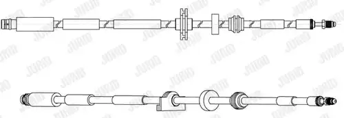 спирачен маркуч JURID 173177J
