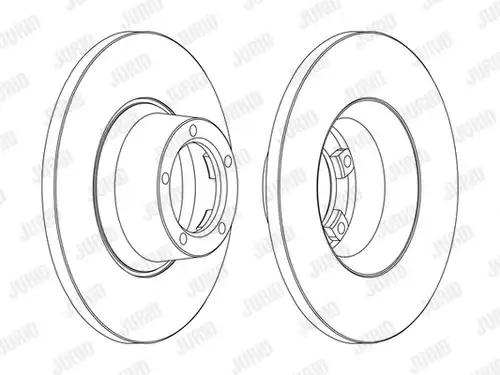 спирачен диск JURID 561121J