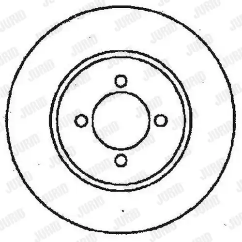 спирачен диск JURID 561375J