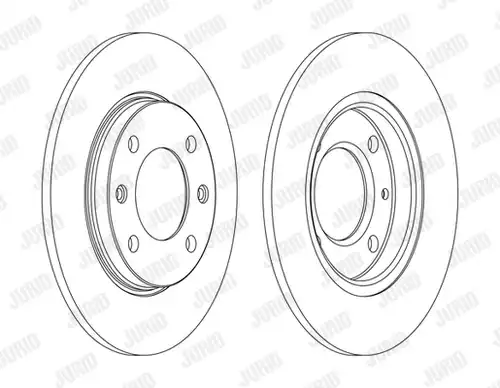 спирачен диск JURID 561555J