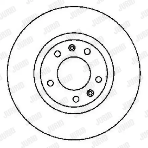 спирачен диск JURID 561596J