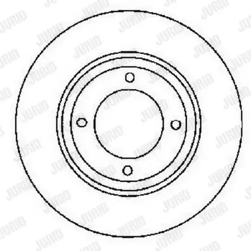 спирачен диск JURID 561688J