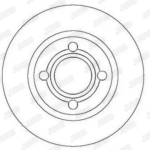 спирачен диск JURID 561689J