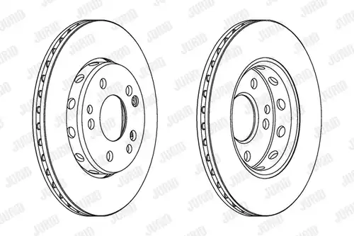 спирачен диск JURID 561876J