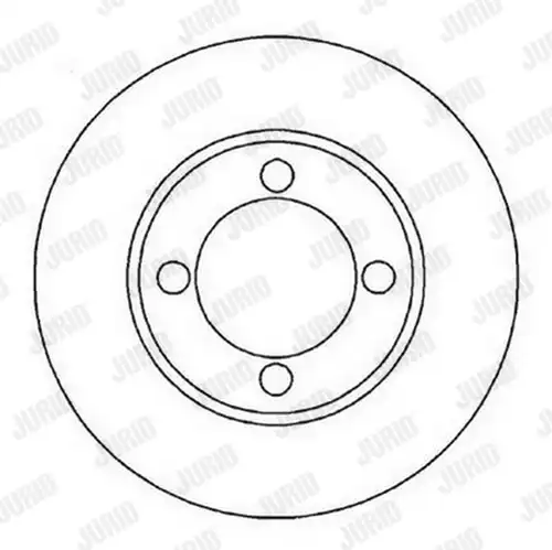 спирачен диск JURID 561882J