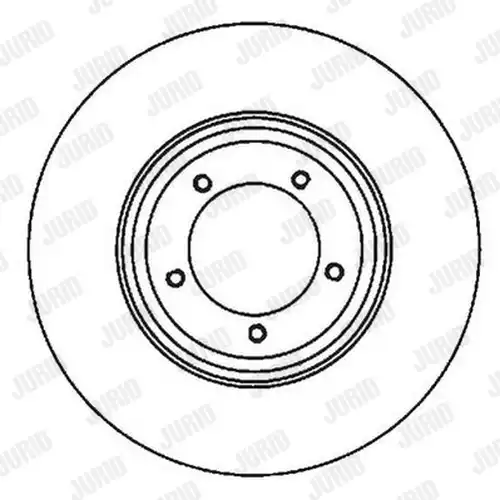 спирачен диск JURID 561979J