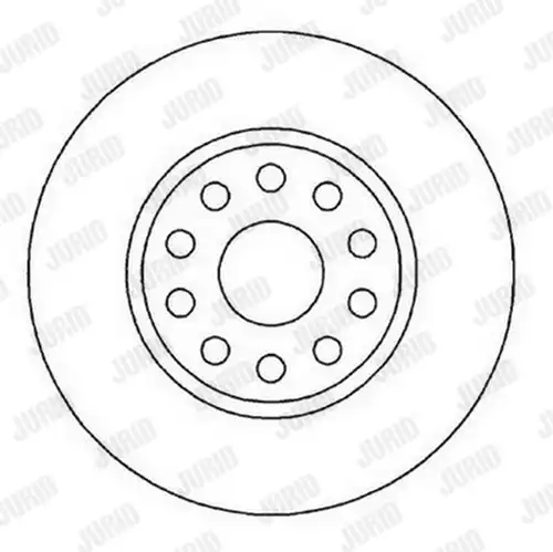 спирачен диск JURID 561987J
