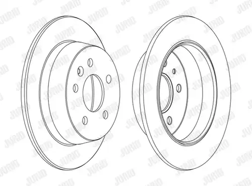 спирачен диск JURID 562065J