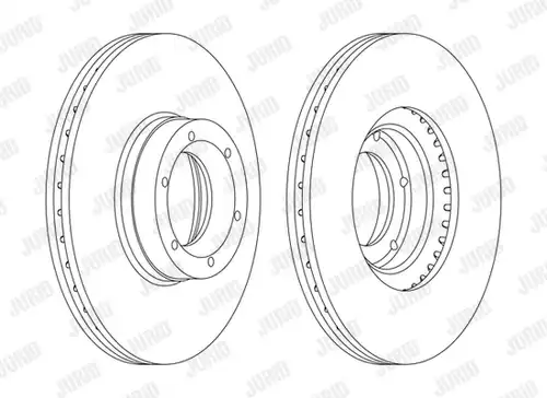 спирачен диск JURID 562105J