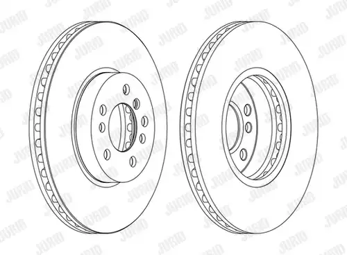 спирачен диск JURID 562134J