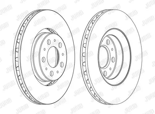 спирачен диск JURID 562173J