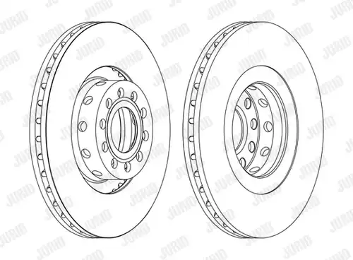 спирачен диск JURID 562175J