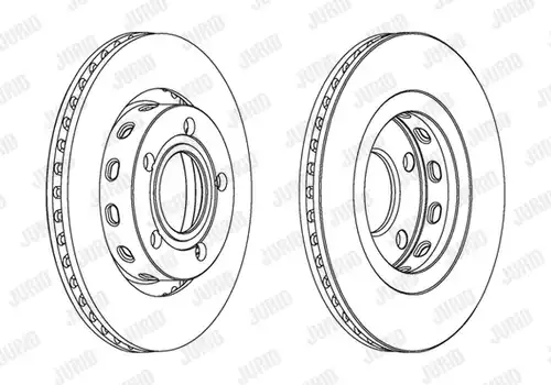 спирачен диск JURID 562176J