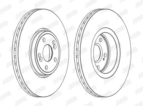 спирачен диск JURID 562187J