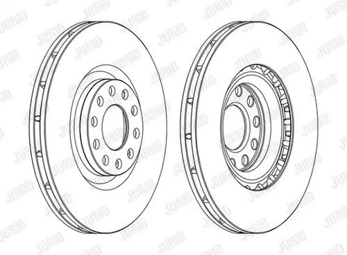 спирачен диск JURID 562205J