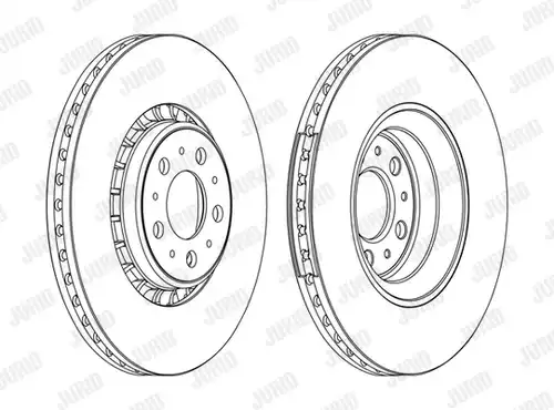 спирачен диск JURID 562217J