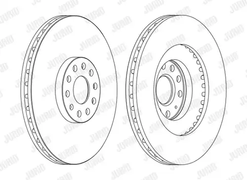 спирачен диск JURID 562239J