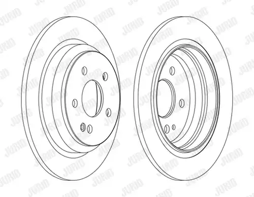 спирачен диск JURID 562263J
