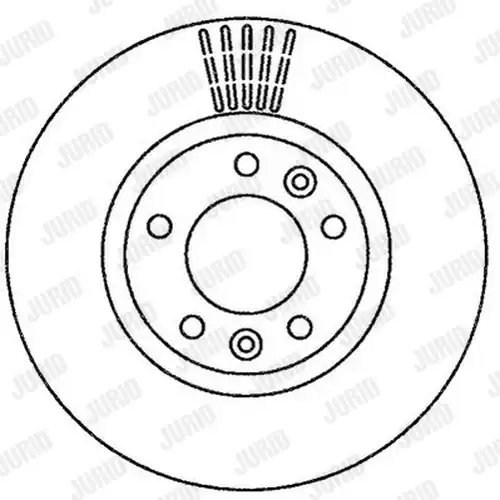 спирачен диск JURID 562266J