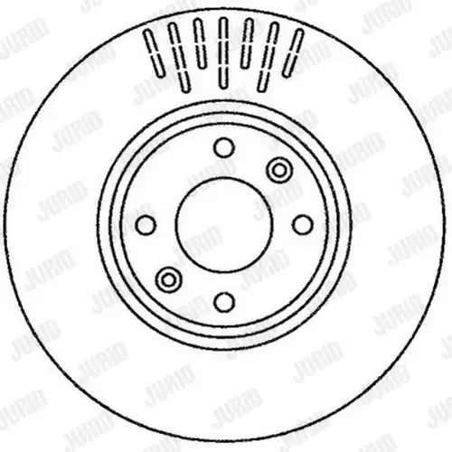 спирачен диск JURID 562267J