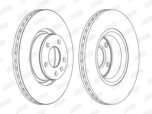 спирачен диск JURID 562271J