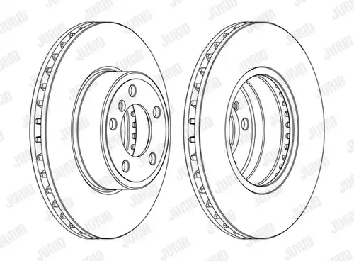 спирачен диск JURID 562272J
