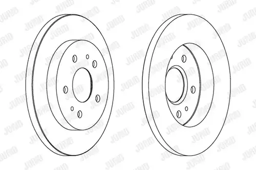 спирачен диск JURID 562291J