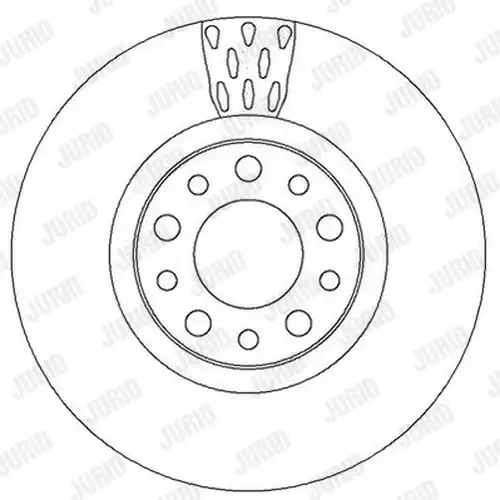 спирачен диск JURID 562299J