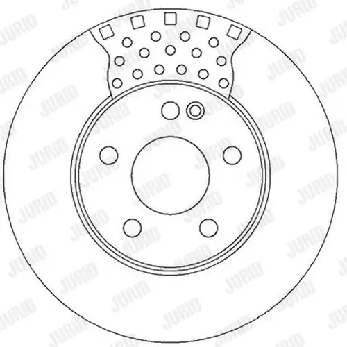 спирачен диск JURID 562314J