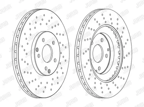 спирачен диск JURID 562354JC