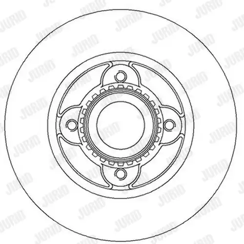 спирачен диск JURID 562366J