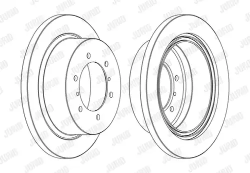 спирачен диск JURID 562380J